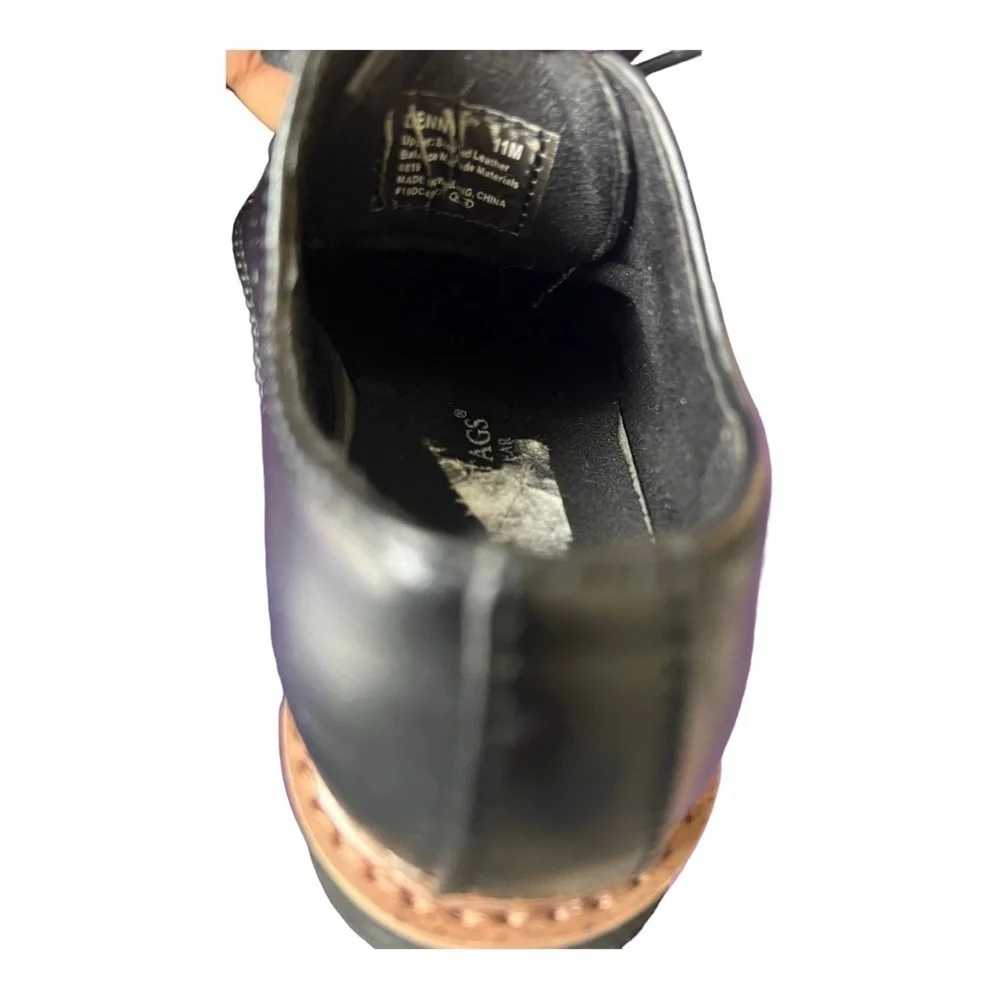 Deer Stags Denny Black Oxford Toddlers Shoe Size 11